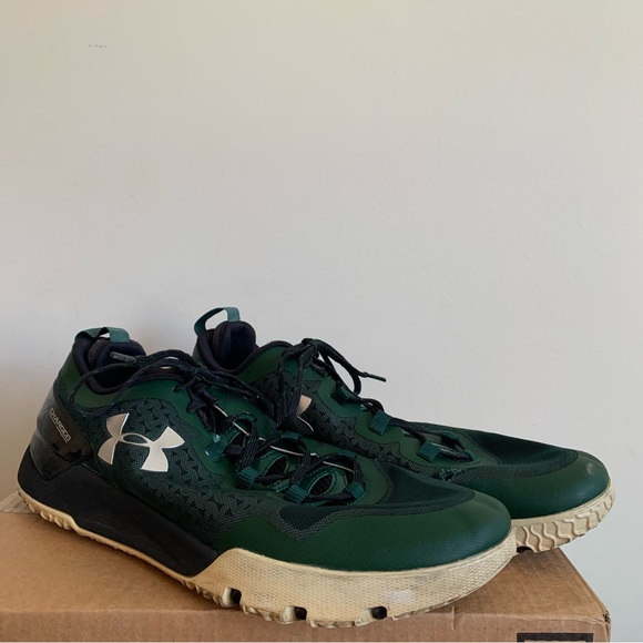 UA Men’s Dark Green Sneakers - Picture 1 of 6